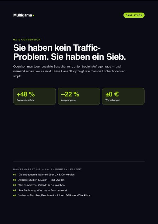 Case Study: UX & Conversion