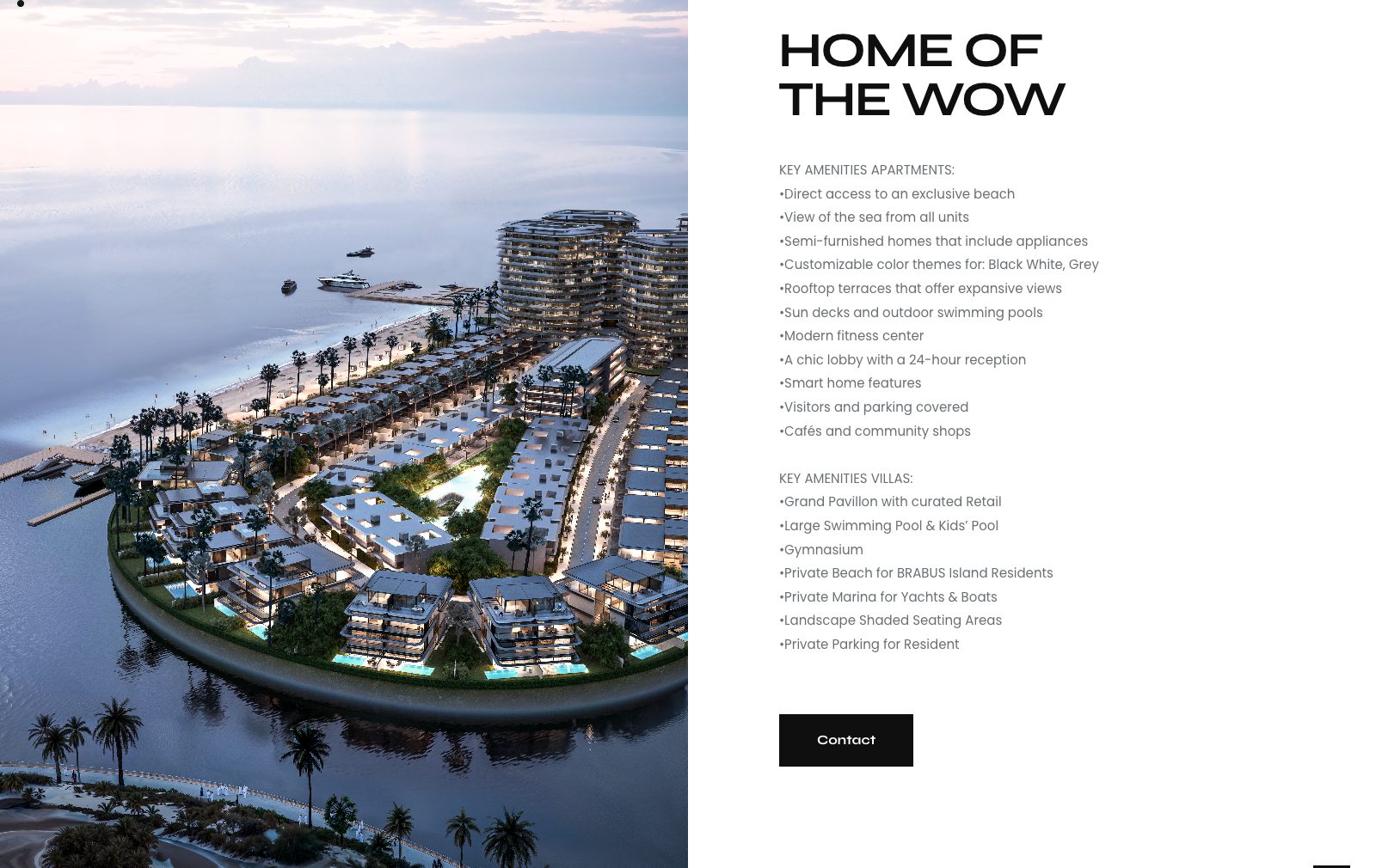„Home of the Wow“ — Amenities vom exklusiven Strand bis zur eigenen Marina, aufbereitet für internationale Käufer